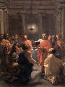 POUSSIN, Nicolas The Institution of the Eucharist af oil painting artist